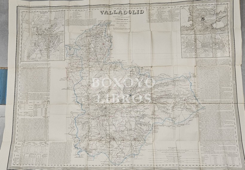 Atlas de España y sus posesiones de ultramar. Valladolid. Auxiliado por d. Pascual Madoz, autor de las notas estadísticas e históricas