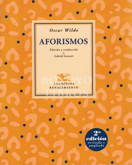 Aforismos. Edición y traducción de Gabriel Insausti