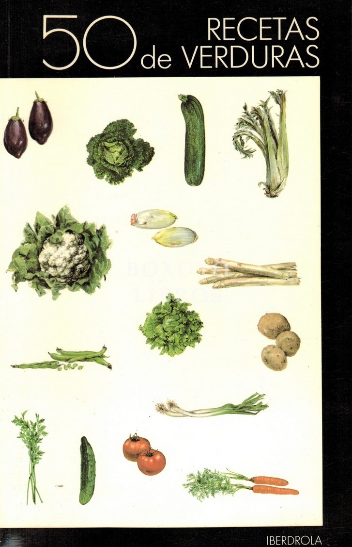 50 recetas de verduras. Textos de Marisa Cañedo-Argüelles y Bárbara Melgar. Dibujos de Fernando Redón