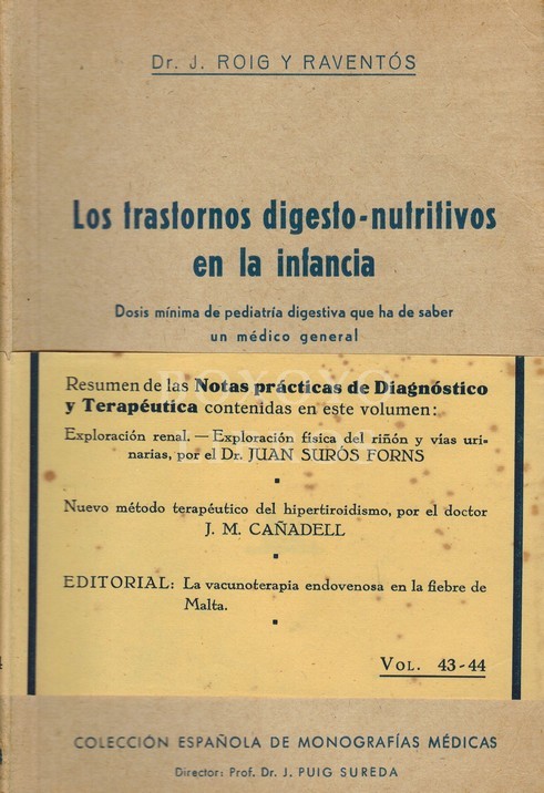 Los trastornos digesto-nutritivos en la infancia. Dosis mínima de pediatría digestiva que ha de saber un médico general