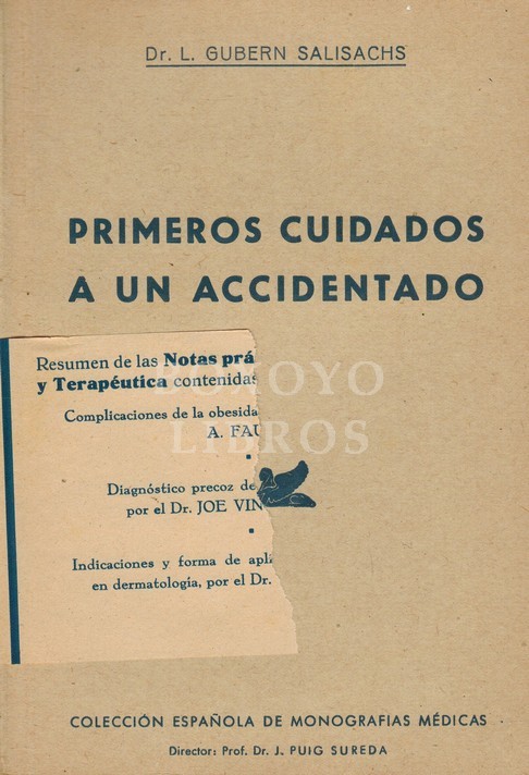 Primeros cuidados a un accidentado