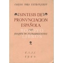 Sintesis de pronunciación Española