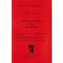 Tres lecciones de filosofía: 1. El concepto de hombre en K. Marx y Teilhard de Chardin. 2. Primera aproximación al pensamiento metafísico de Ortega y Gasset. 3. Notas sobre la estética de Ortega y Gasset
